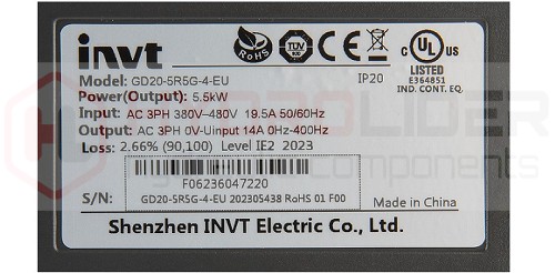 SILNIK ELEKTRYCZNY 5,5kW 400V I REGULATOR OBROTÓW FALOWNIK WEKTOROWY