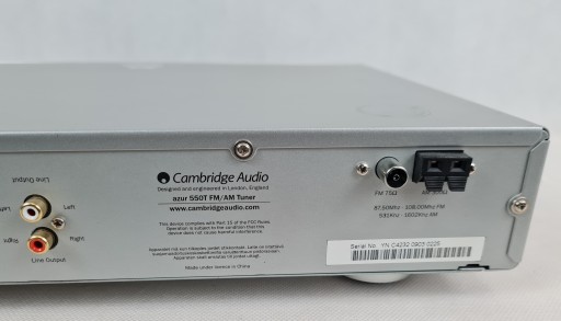 Cambridge Audio Azur 550T — стерео FM-тюнер
