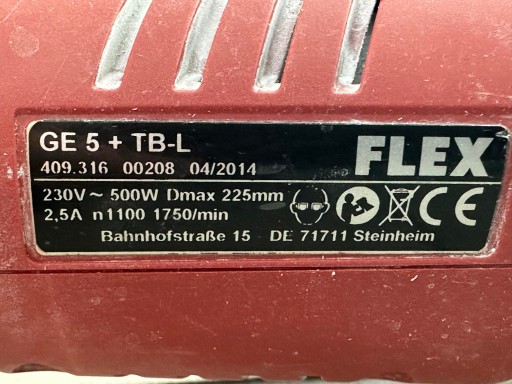 Удлиненная шлифовальная машинка FLEX Giraffe GE5
