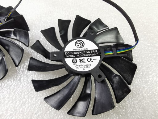 2 вентилятора MSI GTX 1060 1070 1080 8G P104-100