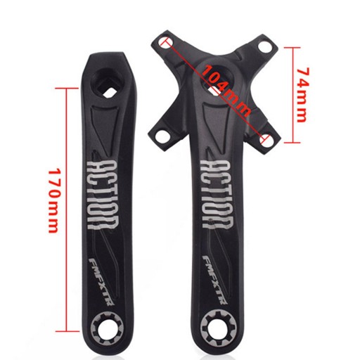 Шатуны Mountain Road 104 BCD, 175 мм
