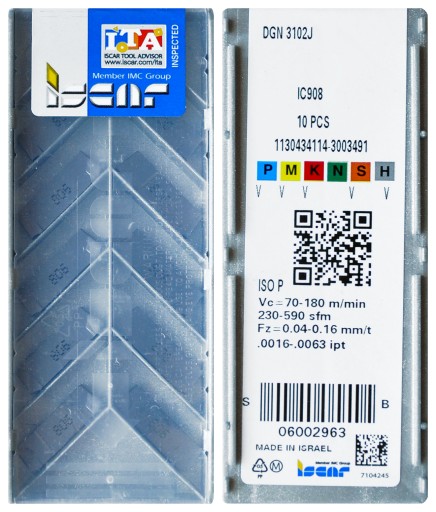 DGN Cutters DGN 3102J IC908 ISCAR