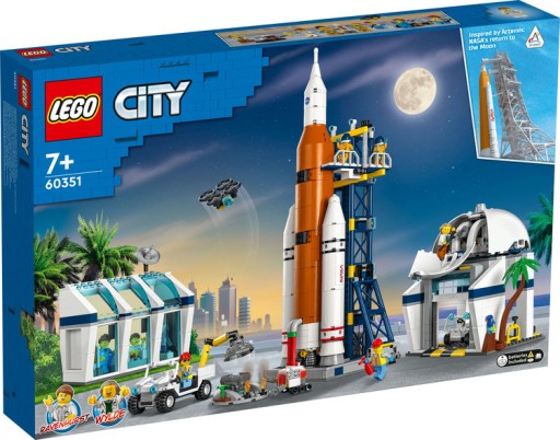LEGO 60351 ЗАПУСК РАКЕТЫ ИЗ КОСМОСА