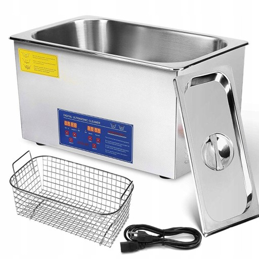 Myjka ultradźwiękowa 22L 480w Do Stali Biżuterii