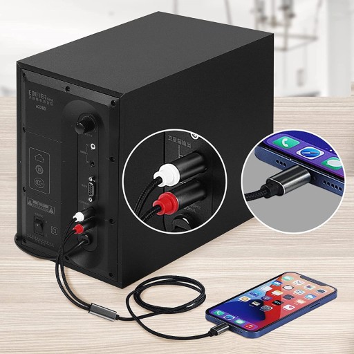 КАБЕЛЬ IPHONE IPAD к 2x RCA CINCH STEREO HQ