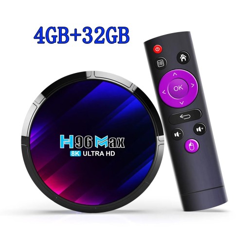Smart Android 13 TV Box 4K Video и поддержка декодирования видео 8K 4/32 ГБ