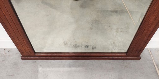 STYLOWE LUSTRO W DĘBOWEJ RAMIE DĄB EKLEKTYZM XXL 140 CM 1923 r