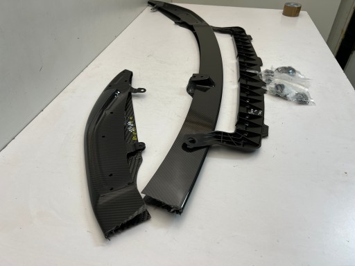 BMW M3 F80 M4 F82 F83 ДИФФУЗОР ПЕРЕДНЕГО БАМПЕРА КАРбон OEM N