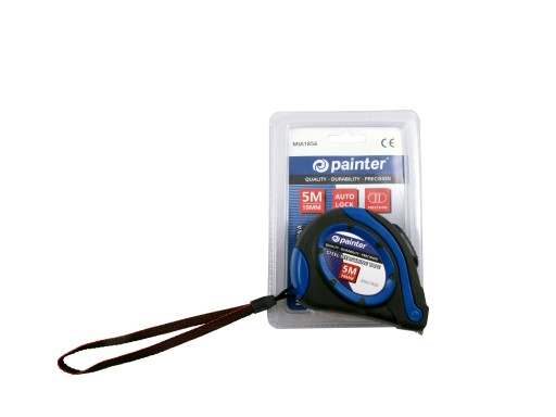Рулетка стальная резиновая рулонная 5 м Autolock PAINTER