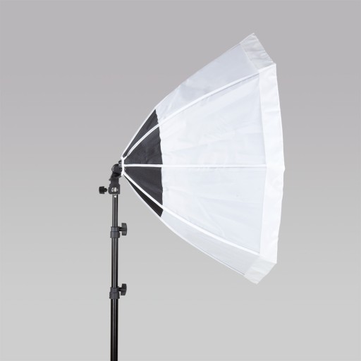 2x Lampa studyjna softbox PÓŁKULISTY żarówka 170W