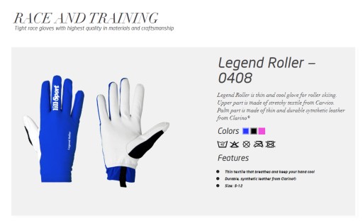 Перчатки LillSport Legend Roller Royal Blue 7