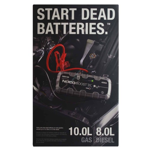 NOCO GBX155 BOOSTX JUMP STARTER + БЕСПЛАТНОЕ зарядное устройство