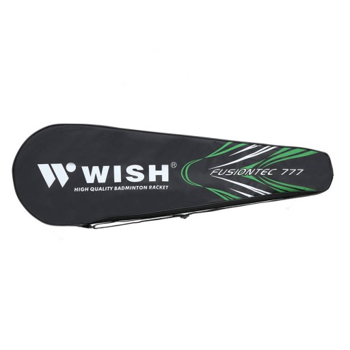 WISH Набор из 2 ракеток в футляре + 6 перьевых воланов для бадминтона