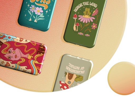 ETUI DO SAMSUNG GALAXY A51 5G WZORY HIPPIE PEACE HIPPISI OBUDOWA POKROWIEC