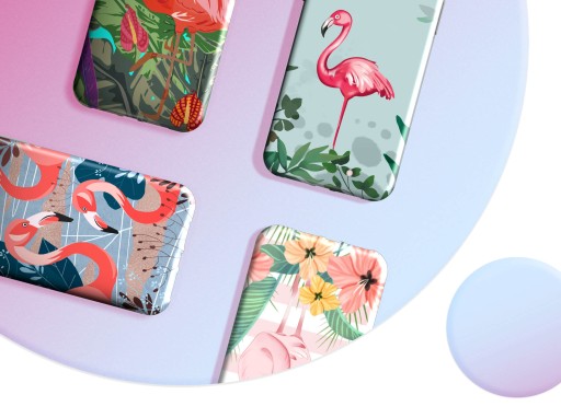 ETUI DO XIAOMI REDMI 8 WZORY FLAMING FLAMINGI PTAKI OBUDOWA POKROWIEC CASE
