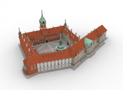 Пазл CubicFun 3D 105 КОРОЛЕВСКИЙ ЗАМОК В ВАРШАВЕ