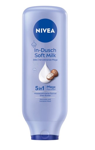 ЛОСЬОН ДЛЯ ДУША In-Dusch Soft Milk с маслом ши Nivea 400 мл x 2 шт.