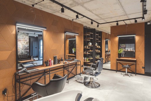 Designerski BIAŁY panel korkowy 3D STRIPE