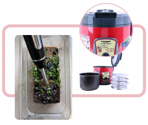 Garnek do fermentacji czarnego czosnku TIROSS 2 tryby 6L TS908