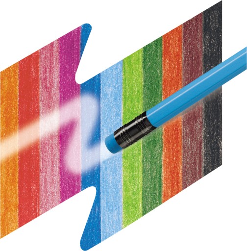 Мелки-карандаши Faber-Castell 24 шт с ластиком