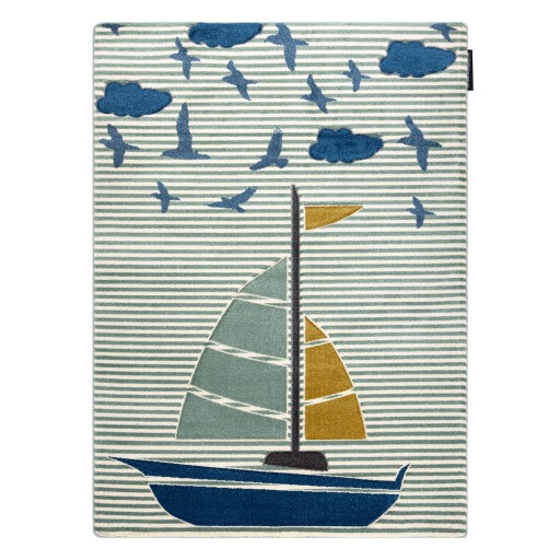 ДЕТСКИЙ КОВЕР PETIT 80x150 BOAT GREEN #GR4293