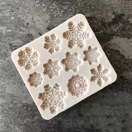 Силиконовая форма снег, зима