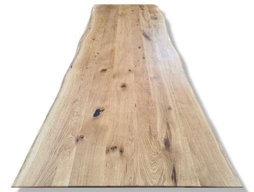 BLAT DĘBOWY RUSTIC, KRAWĘDŹ OFLIS, 200X90CM