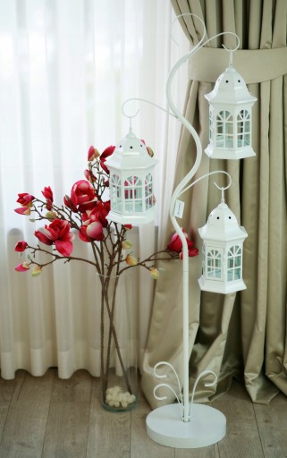 Фонарь TREE с 3 фонарями, большой, высокий, 130 см