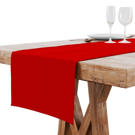 BIEŻNIK PLAMOODPORNY SOLID 40X180 CZERWONY