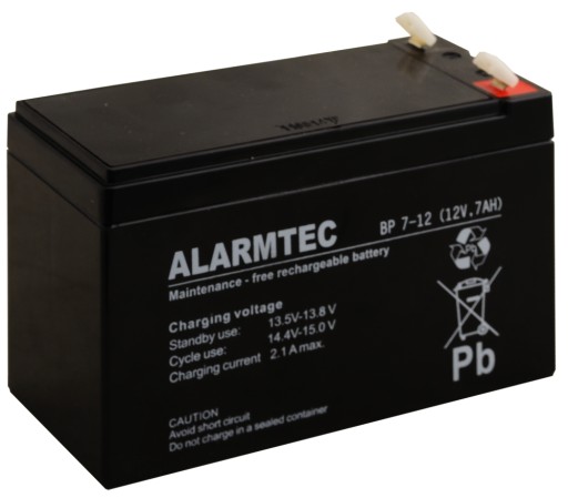 Akumulator AGM ALARMTEC serii BP 12V 7Ah