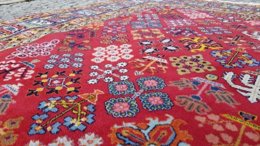 GHOM PIĘKNY PERSKI DYWAN R.TKANY IRAN 230/345CM