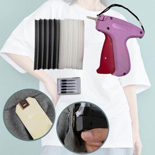 Stitchy Quick Clothes Fixer Łatwe oznaczanie ściegów Wygodna mini kołdra w kolorze różowym