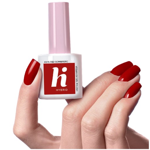 HI HYBRID #275 Гибридный лак для ногтей Red Sombrero 5 мл