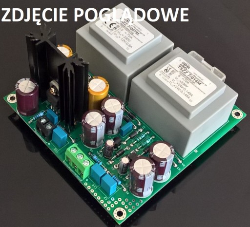 Płytka PCB do zasilacza LM317/LM337+LM317