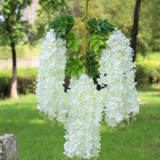 Искусственная глициния Wisteria Laburnum 110 см 12 шт.