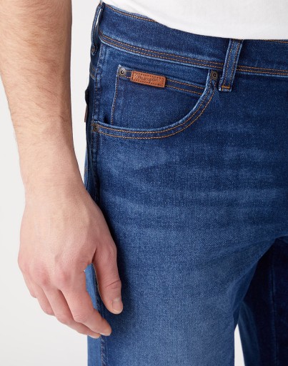 ДЖИНСЫ Wrangler TEXAS SLIM Star Man 365 ТЕПЛОГО КРОЯ ТЕМНЫХ W36 L32