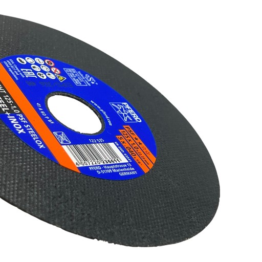 РЕЗНЫЕ ДИСКИ PFERD SHIELD ДЛЯ СТАЛИ МЕТАЛЛ 125x1,0 INOX PS-FORTE 25 шт.