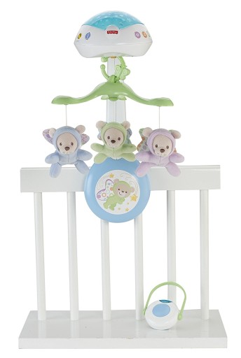 КАРУСЕЛЬ С МИШКАМИ 3 в 1 ПРОЕКТОР FISHER PRICE CDN41 со звуками