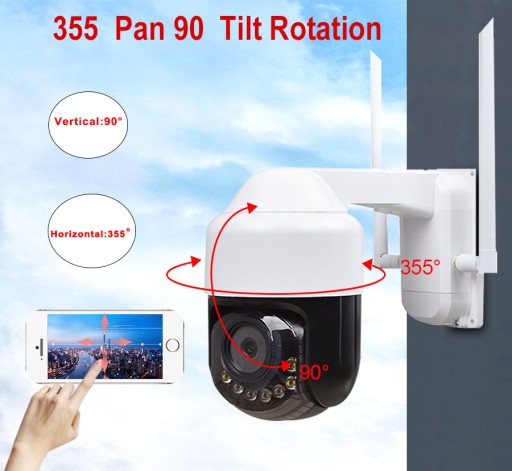 Солнечная камера GSM 4G LTE WIFI с солнечной панелью