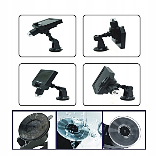 ЦИФРОВОЙ МИКРОСКОП 600X HD 1080P 3.6MP 8 X LED LCD