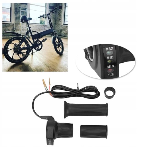 MINI MANETKA RĄCZKA GAZU ROWER ELEKTRYCZNY