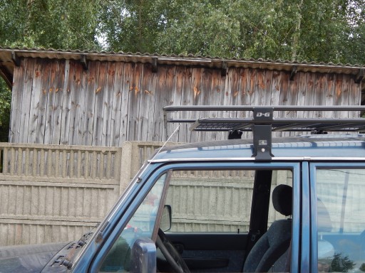 Hyundai Galloper длинный багажник на крышу с сетчатой ​​корзиной, платформой для палатки