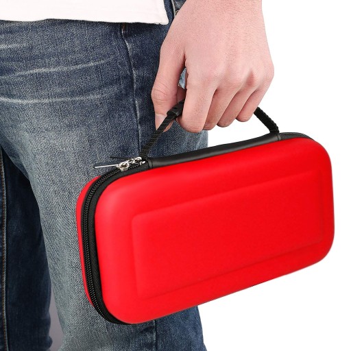 ETUI CASE POKROWIEC WZMOCNIONY DO NINTENDO SWITCH + SZKŁO HARTOWANE HAC-001