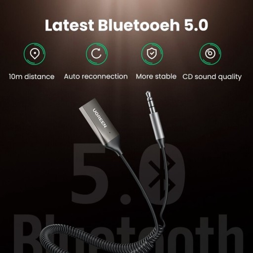 АДАПТЕР AUX BLUETOOTH 5.0 Приемник UGREEN 3,5 мм