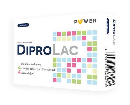 DIPROLAC probiotyk prebiotyk 20 kapsułek