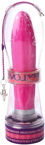 Роскошный вибратор - EVOLVED FLEUR-DE-LIS DELIGHT на подарок 21,5см розовый