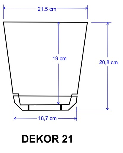 Doninka Decor Avg. 21 см алюминиевый цвет