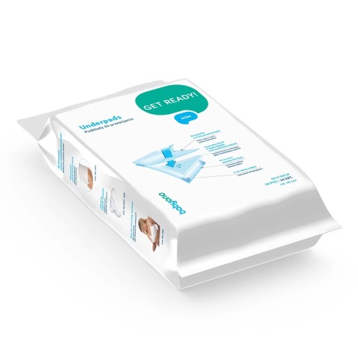 Пеленальный коврик SUPER ABSORBENT Babyono 90см x 60см 10шт/упак НАПОЛЬНЫЙ