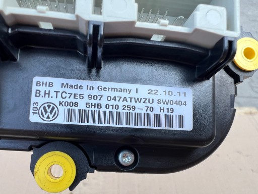 VW TRANSPORTER T5 LIFT Панель кондиционера ОРИГИНАЛ