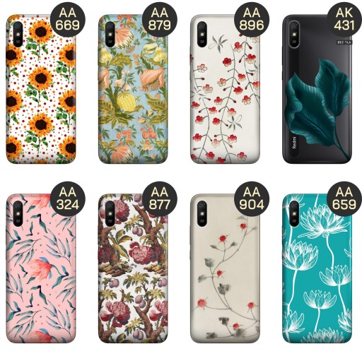 ЧЕХОЛ ДЛЯ XIAOMI REDMI 9A / 9I ЦВЕТОЧНЫЙ БОТАНИЧЕСКИЙ ДИЗАЙН БУКЕТЫ ЧЕХОЛ ЧЕХОЛ